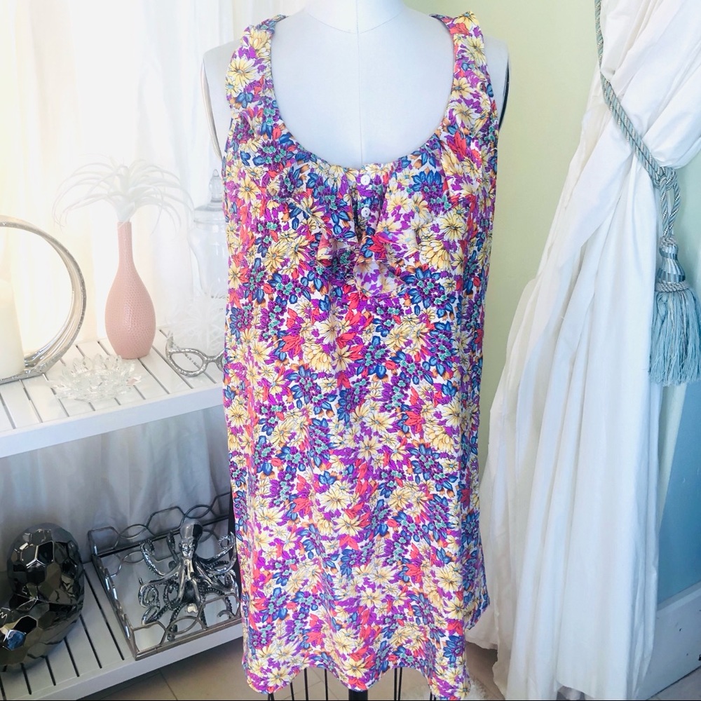 Alice & Trixie Multi Colored Floral Dress XS